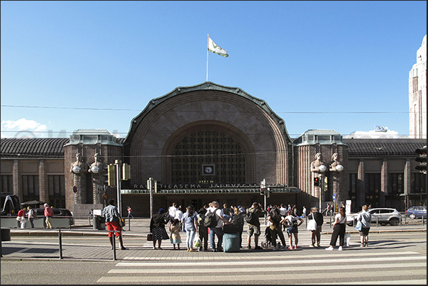 The train station