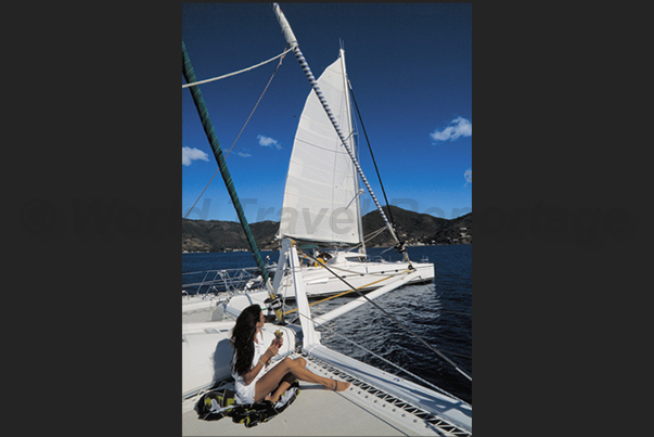 In navigation from Tortola