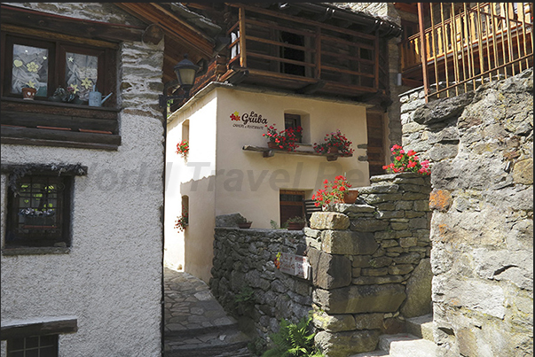 Village of Gruba (1550 m). Alpine architecture