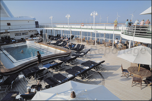 Baltic Sea. Cruising on the Silver Shadow to the Kiel Canal