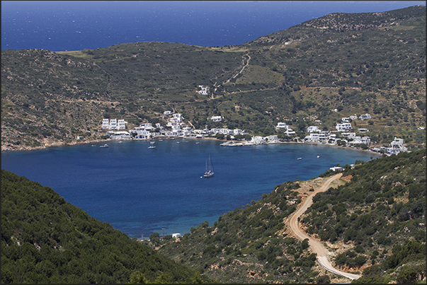 Vathi Bay on the south west coast of the island