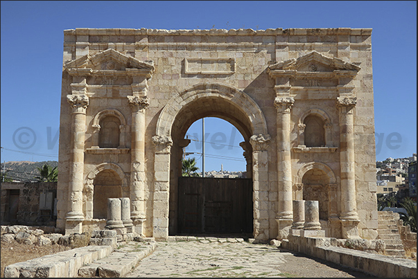 The north entrance portal now closed