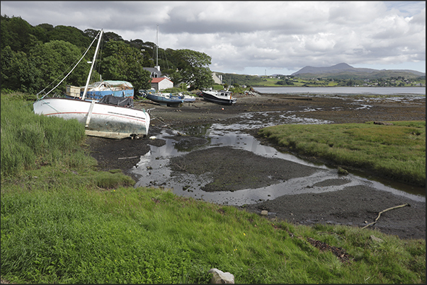 Low tide along the north-east coast