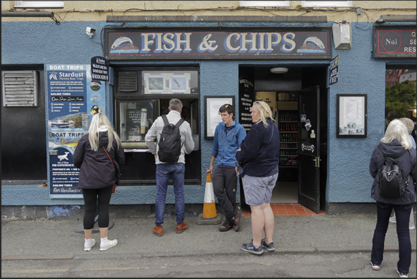 Portree fishing village on the east coast of the island. Shops, bars and restaurants on the seafront