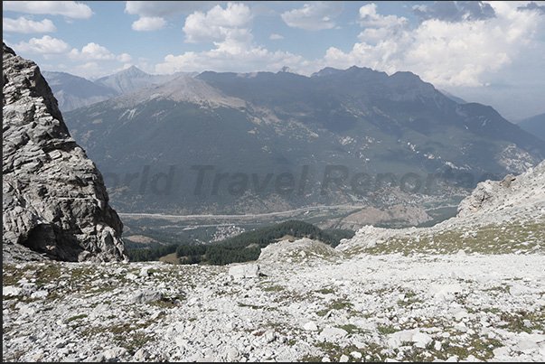 View of the Upper Susa Valley from the Orso Pass
