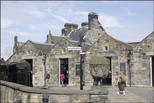 Buildings in Edinburgh Castle Square Buildings in Edinburgh Castle Square