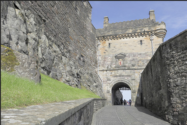 Second gateway to the citadel within the walls of Edinburgh Castle Second gateway to the citadel within the walls of Edinburgh Castle