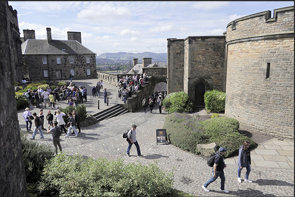 Streets and squares inside Edinburgh Castle Streets and squares inside Edinburgh Castle
