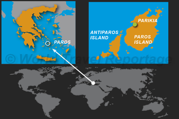 Where is Paros island