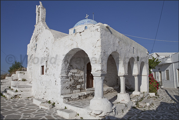 Small church on the hill near the ancient Kastro (castle)