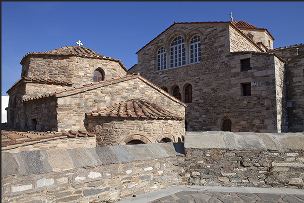 The church of the gates located in the ancient village of Parikia, home to the museum of culture