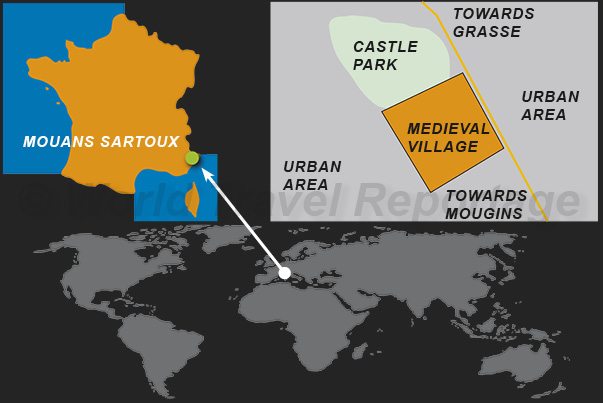 Where is located Mouans-Sartoux