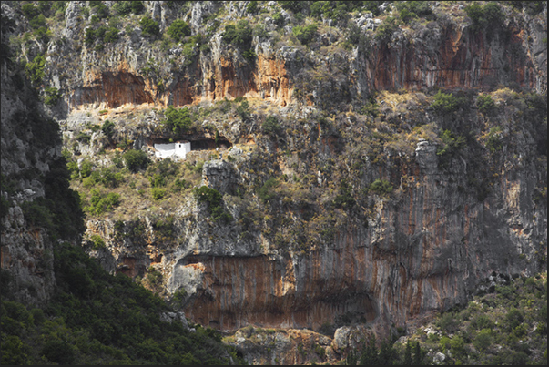The high cliffs of the gulf of Fokianos
